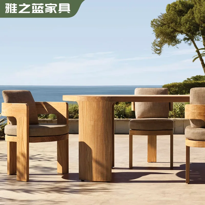 Villa Courtyard Outdoor Teak Dining Table And Chairs Hotel Outdoor Solid Wood Dining Table Garden Solid Wood
Villa Courtyard Outdoor Teak Dining Table And Chairs Hotel Outdoor Solid Wood Dining Table Garden Solid Wood