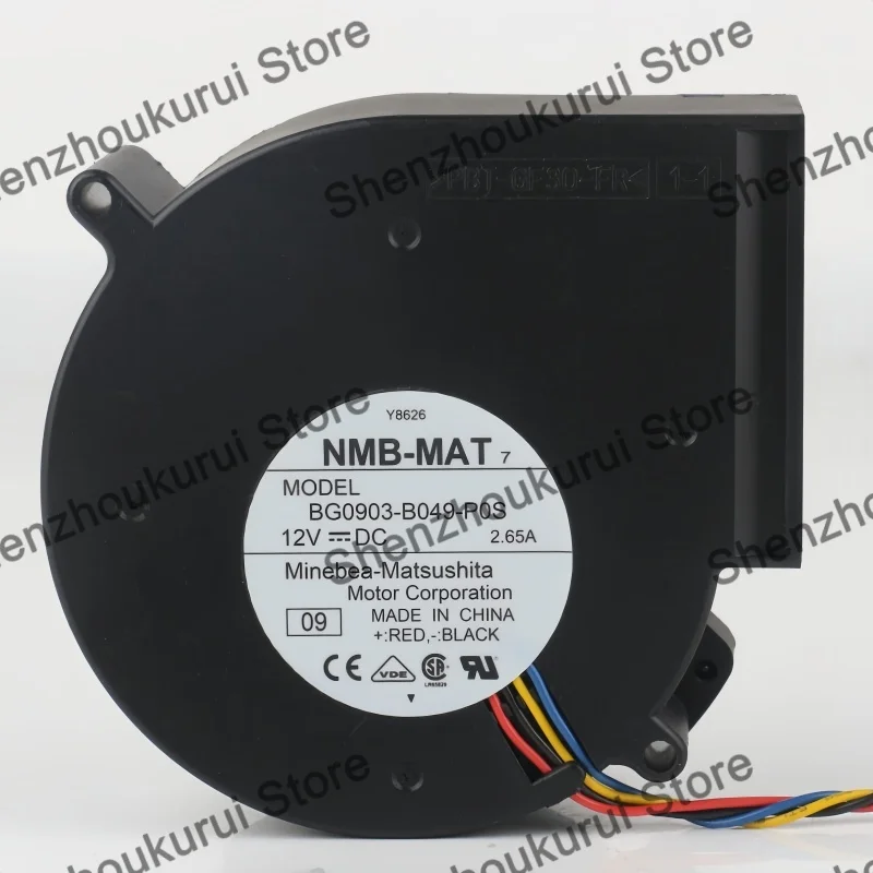 Original NMB BG0903-B049-P0S 9733 97X97X33MM 12V 2.65A PWM high-flow centrifugal turbine cooling fan
Original NMB BG0903-B049-P0S 9733 97X97X33MM 12V 2.65A PWM high-flow centrifugal turbine cooling fan