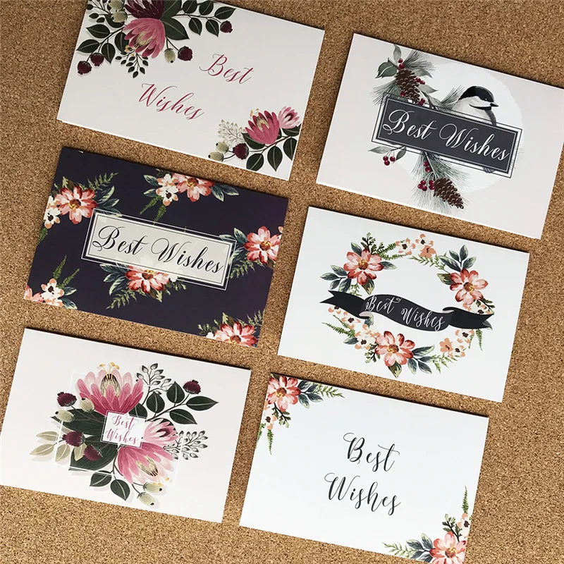 Flower Greeting Cards Best Wishes Message Thank You Cards 6 Greeting Cards with Envelope Seal Stickers Blessings for Friendship
Flower Greeting Cards Best Wishes Message Thank You Cards 6 Greeting Cards with Envelope Seal Stickers Blessings for Friendship
