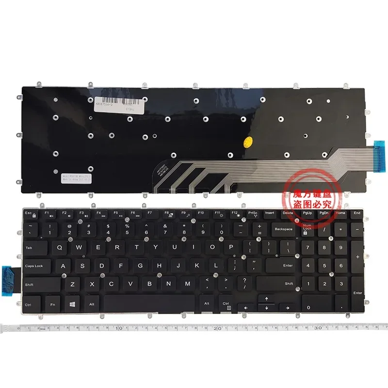 Новая подсветка клавиатуры США для ноутбука Dell G5-5590 5575 5500 G7-7580 P71F, английская клавиатура
Новая подсветка клавиатуры США для ноутбука Dell G5-5590 5575 5500 G7-7580 P71F, английская клавиатура