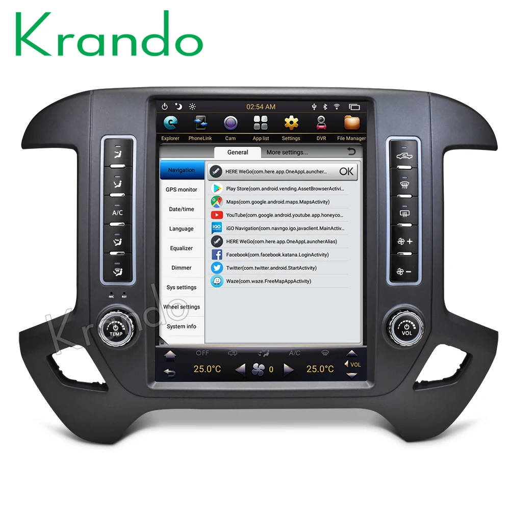 Krando 12.1''Telsa Android Auto Radio For Chevrolet Silverado 2014-2018 GMC SIERRA 2014 - 2018 Carplay Android Auto Radio
Krando 12.1''Telsa Android Auto Radio For Chevrolet Silverado 2014-2018 GMC SIERRA 2014 - 2018 Carplay Android Auto Radio