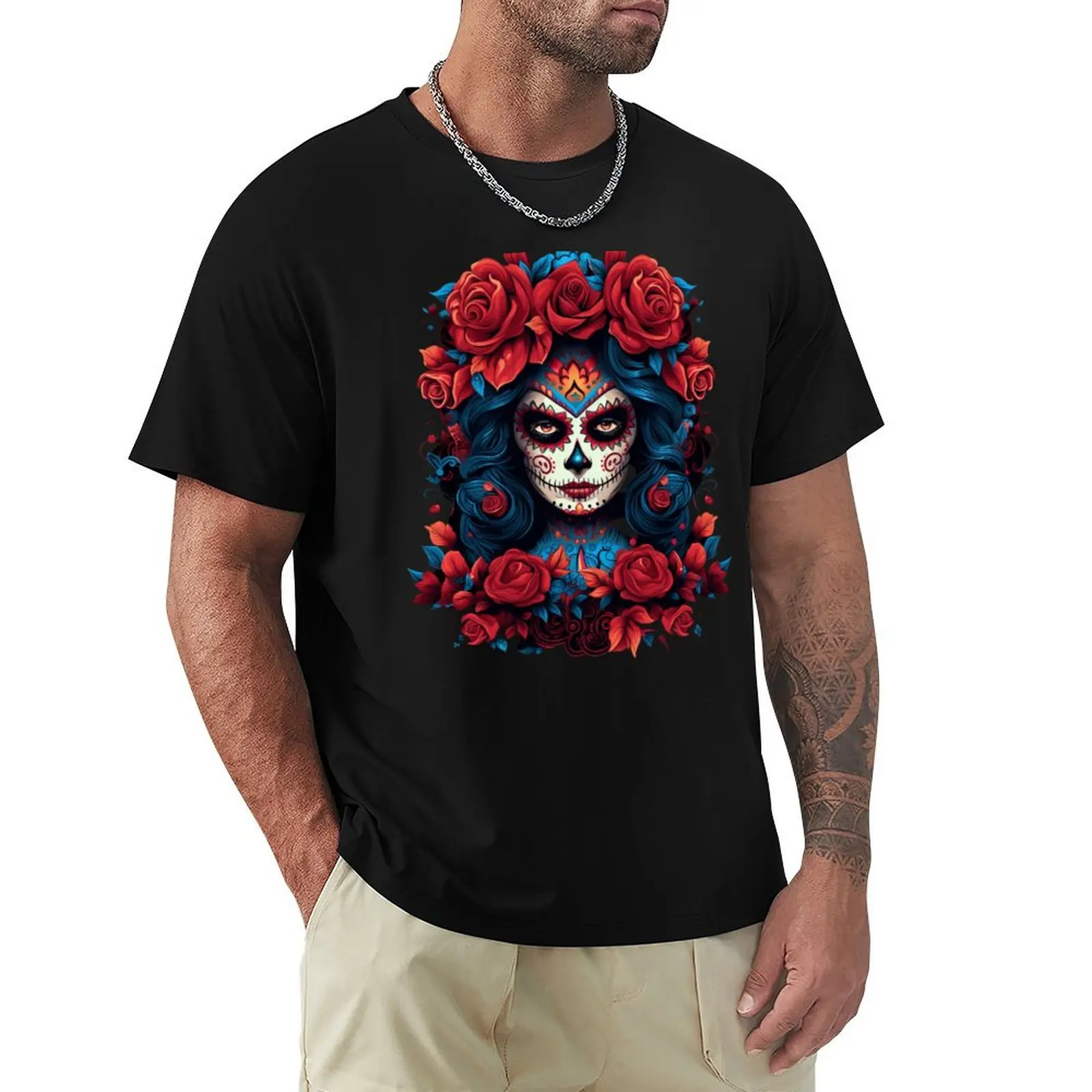 Dia de Los Muertos T-Shirt anime t shirts essential t shirt cute tops topping men tshirt
Dia de Los Muertos T-Shirt anime t shirts essential t shirt cute tops topping men tshirt