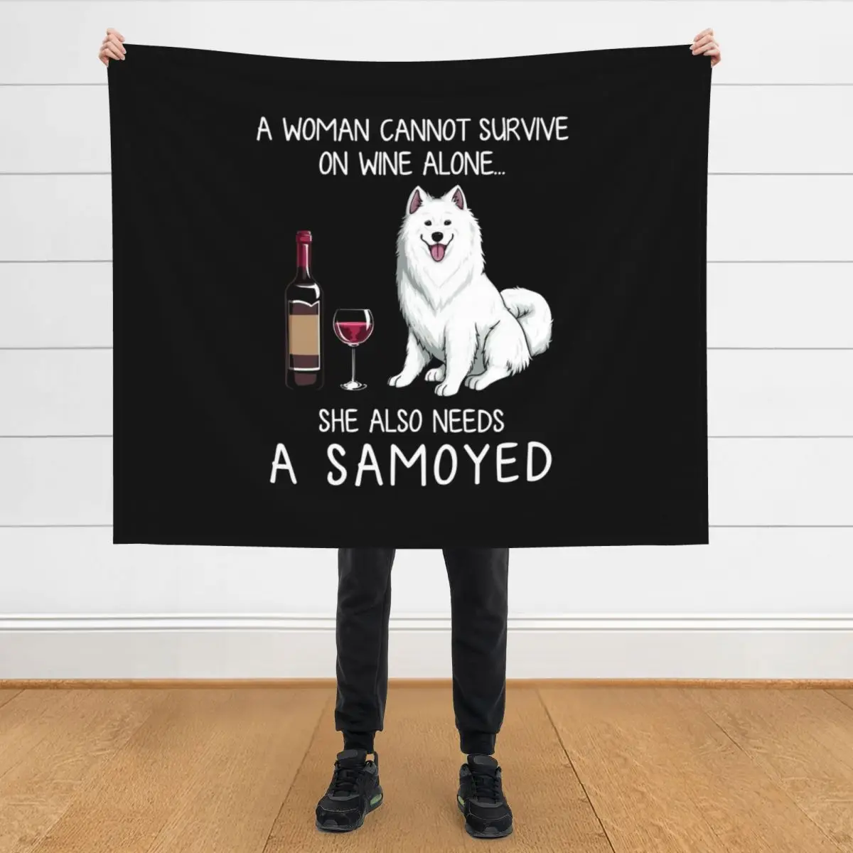 Samoyed and wine Funny dog Throw Blanket Plush Decorative Throw christmas decoration Comforter Blankets
Samoyed and wine Funny dog Throw Blanket Plush Decorative Throw christmas decoration Comforter Blankets