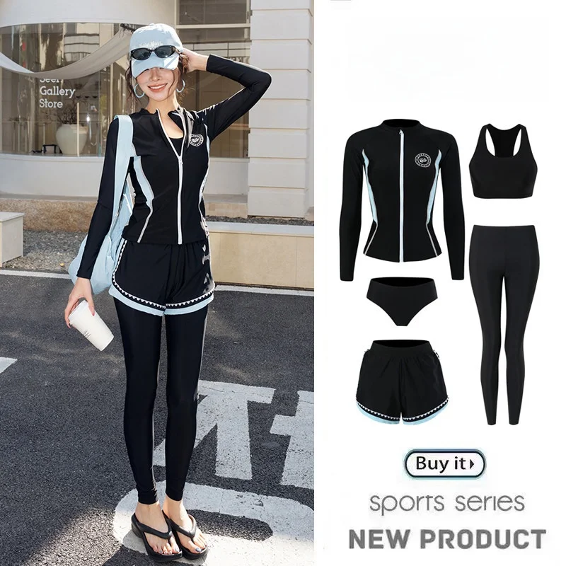 Women's Two-Piece Wetsuit Long Sve Qui Dry Conservative Jellyfi Suit Surfing Thermal Spring Vaion Beach Swimming Ou...
Women's Two-Piece Wetsuit Long Sve Qui Dry Conservative Jellyfi Suit Surfing Thermal Spring Vaion Beach Swimming Ou...