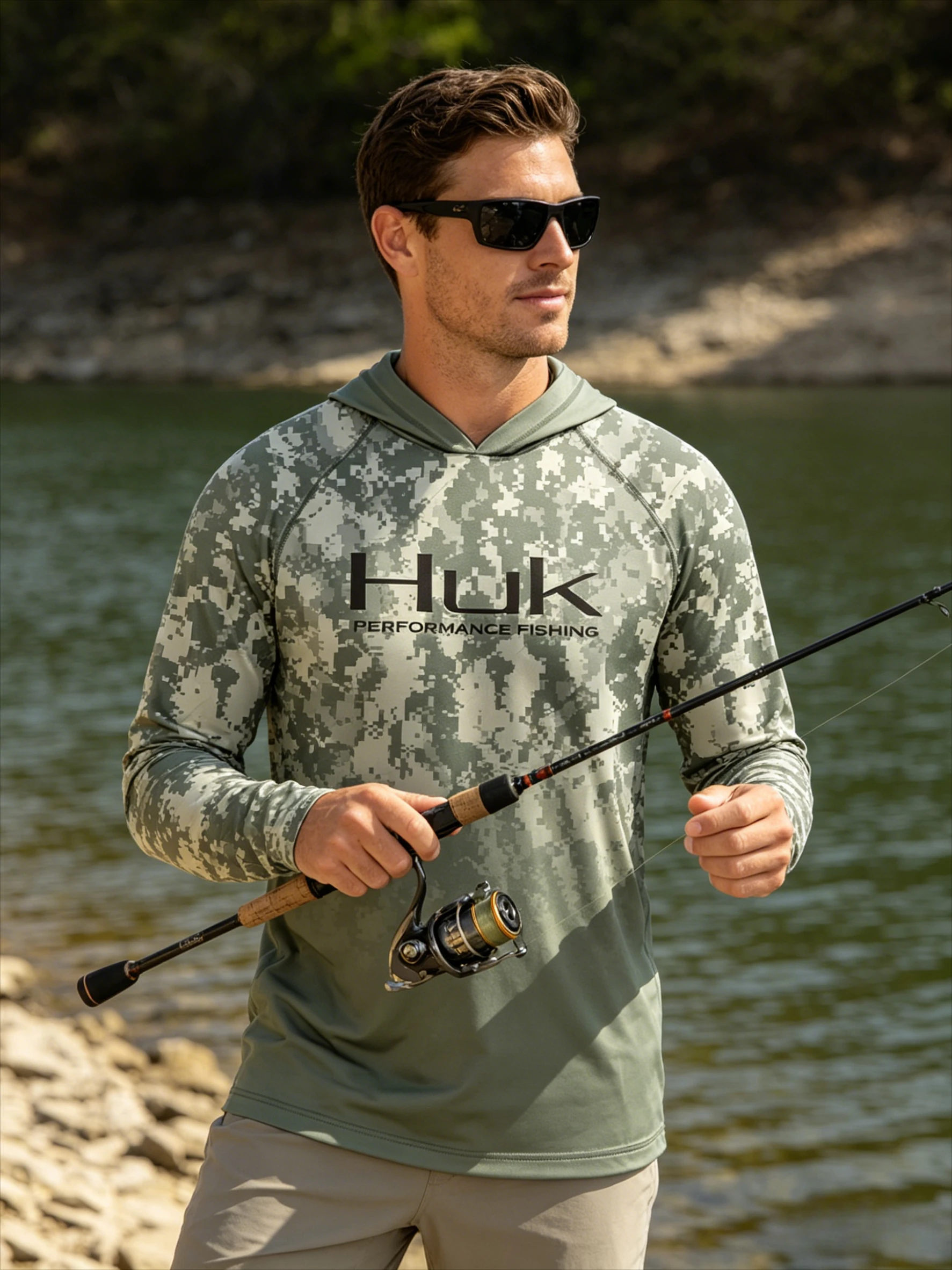 Long Sleeve Fishing Clothing Men Outdoor UV Jersey Hooded Coat Sunscreen Breathable Anti Mosquito Dry Thin Fishing Wear
Long Sleeve Fishing Clothing Men Outdoor UV Jersey Hooded Coat Sunscreen Breathable Anti Mosquito Dry Thin Fishing Wear