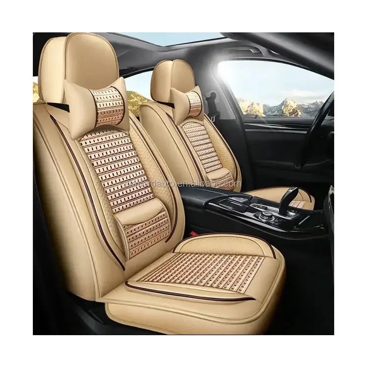 Customized breathable auto rear leather seat covers universal full set luxury car seat covers
Customized breathable auto rear leather seat covers universal full set luxury car seat covers