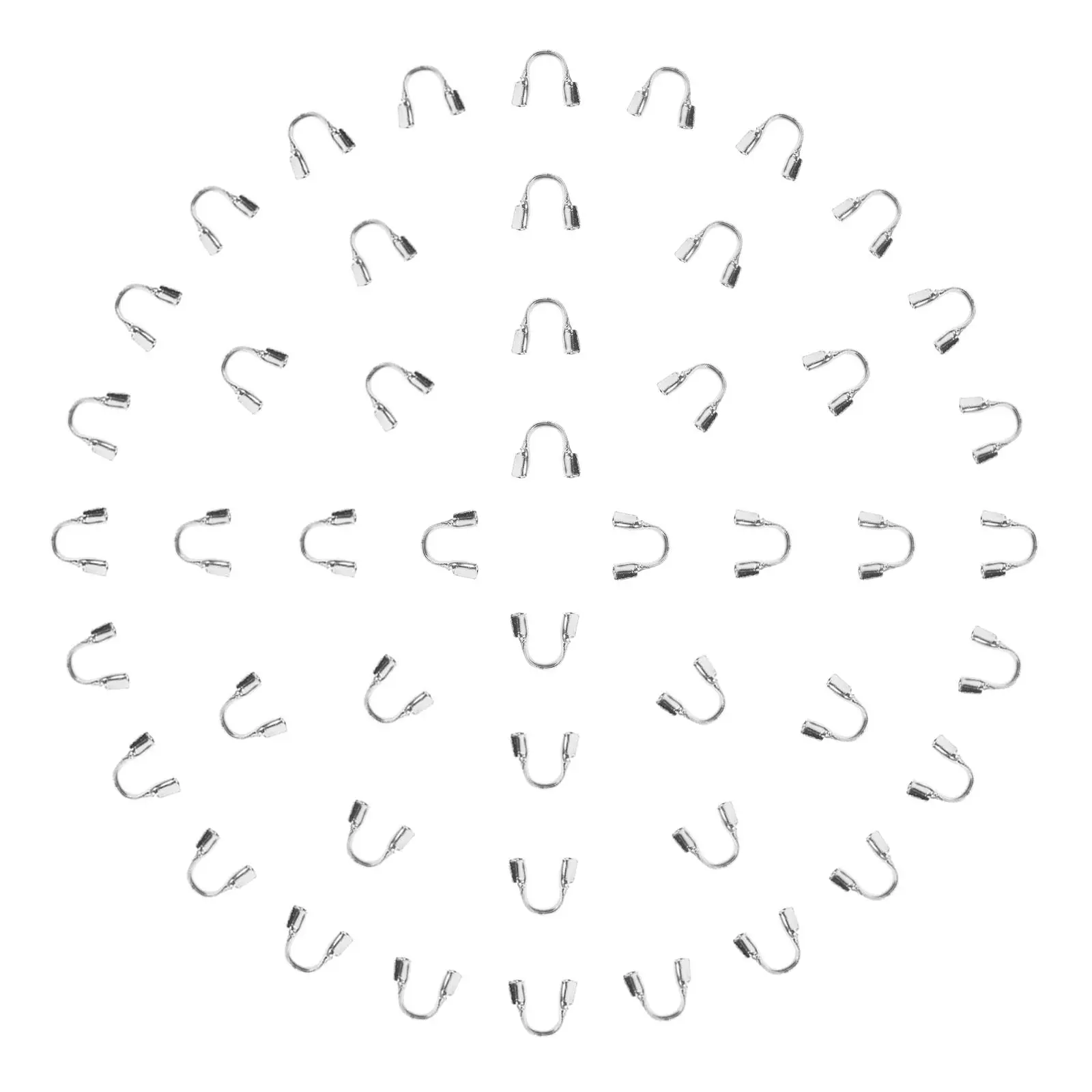 100 Pcs U-shaped Wire Silver Accessories for Necklace DIY Jewelry Making Clasps Bead Protectors Bracelet Supplies
100 Pcs U-shaped Wire Silver Accessories for Necklace DIY Jewelry Making Clasps Bead Protectors Bracelet Supplies