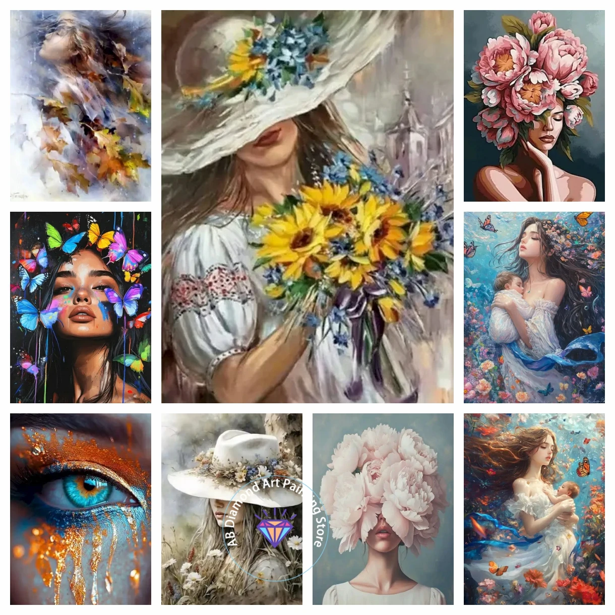 Gorgeous Flower Butterfly Girl AB Diamond Painting Kit DIY Diamond Handmade Art Exquisite Children's Gift Crafts Home Decoration
Gorgeous Flower Butterfly Girl AB Diamond Painting Kit DIY Diamond Handmade Art Exquisite Children's Gift Crafts Home Decoration