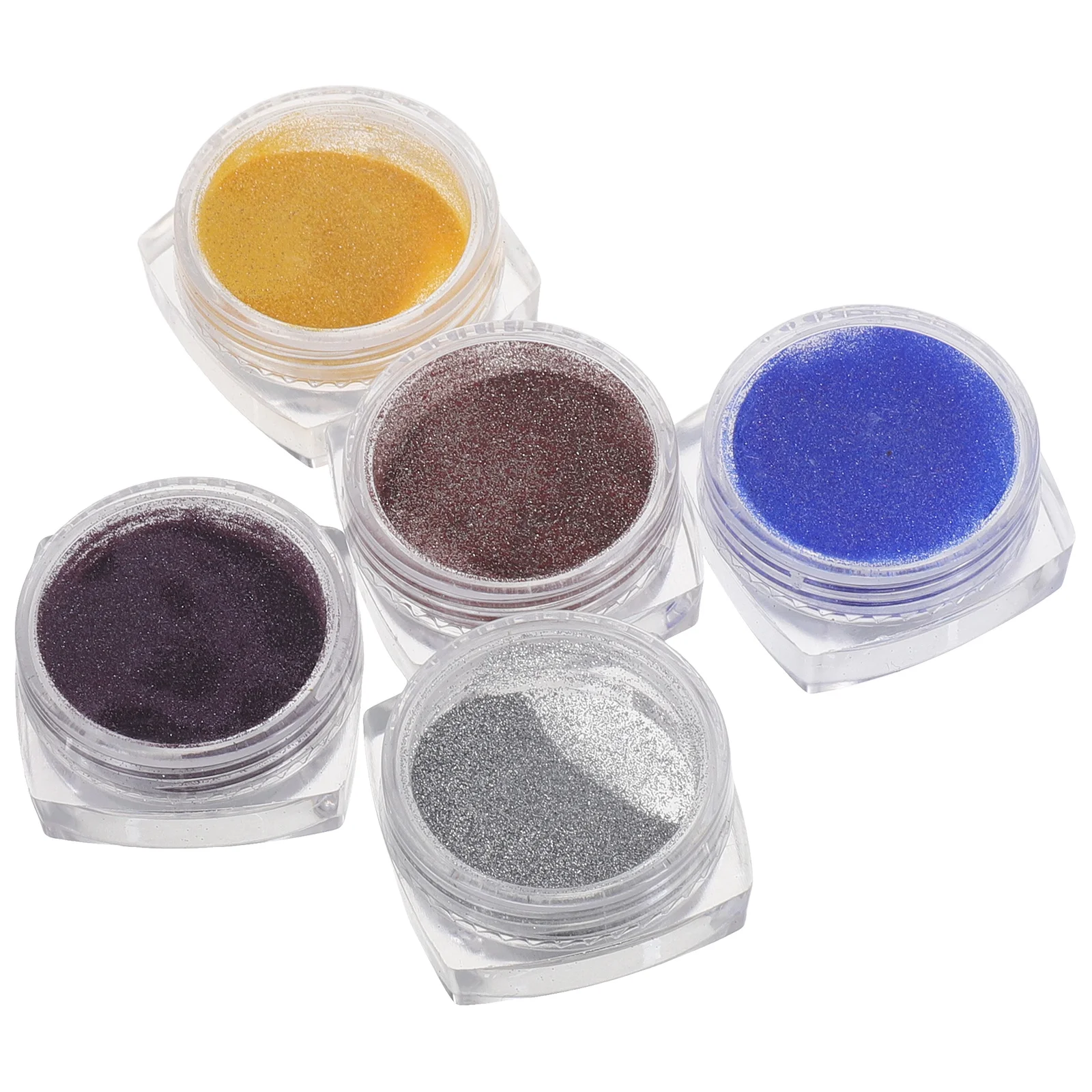 5pcs Diamond Glitter Nail Art Powder Reflective Shiny Pigment For Acrylic Nails Decoration Party Wedding Stage Use Sequins
5pcs Diamond Glitter Nail Art Powder Reflective Shiny Pigment For Acrylic Nails Decoration Party Wedding Stage Use Sequins