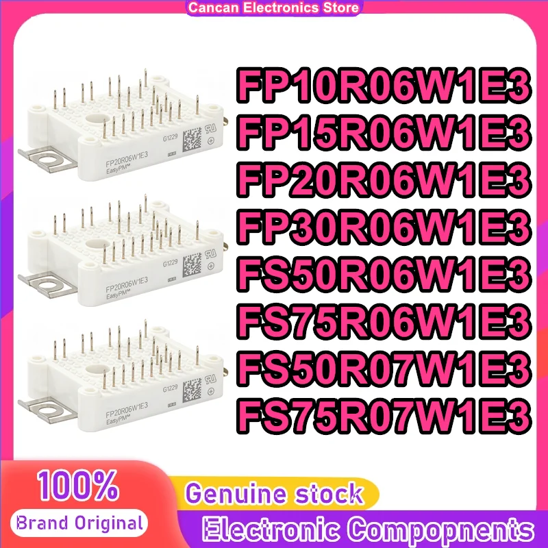 New original FP10R06W1E3 FP15R06W1E3 FP20R06W1E3 FP30R06W1E3 FS50R06W1E3 FS75R06W1E3 FS50R07W1E3 FS75R07W1E3 IGBT module
New original FP10R06W1E3 FP15R06W1E3 FP20R06W1E3 FP30R06W1E3 FS50R06W1E3 FS75R06W1E3 FS50R07W1E3 FS75R07W1E3 IGBT module