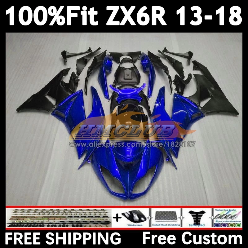 Body For KAWASAKI NINJA ZX-6R 2013 2014 2015 2016 2017 2018 159No.89 ZX 636 6R ZX636 ZX6R 13 14 15 16 17 18 metal blue Fairing
Body For KAWASAKI NINJA ZX-6R 2013 2014 2015 2016 2017 2018 159No.89 ZX 636 6R ZX636 ZX6R 13 14 15 16 17 18 metal blue Fairing