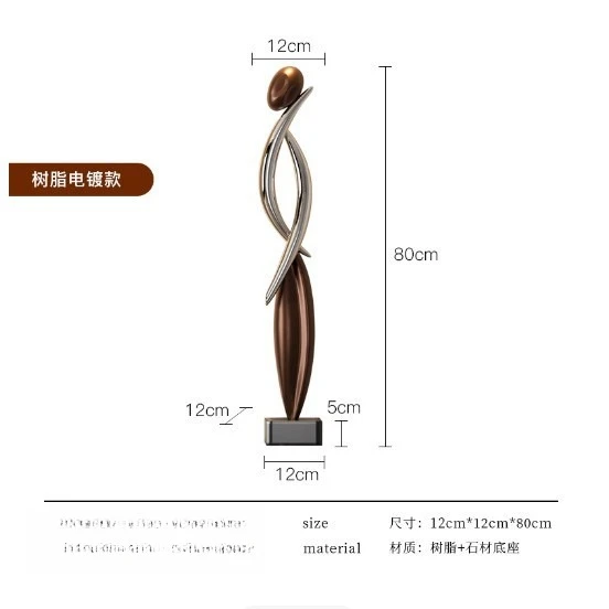 Art sculpture porch slender vertical high ornament Italian model room living room decoration
Art sculpture porch slender vertical high ornament Italian model room living room decoration