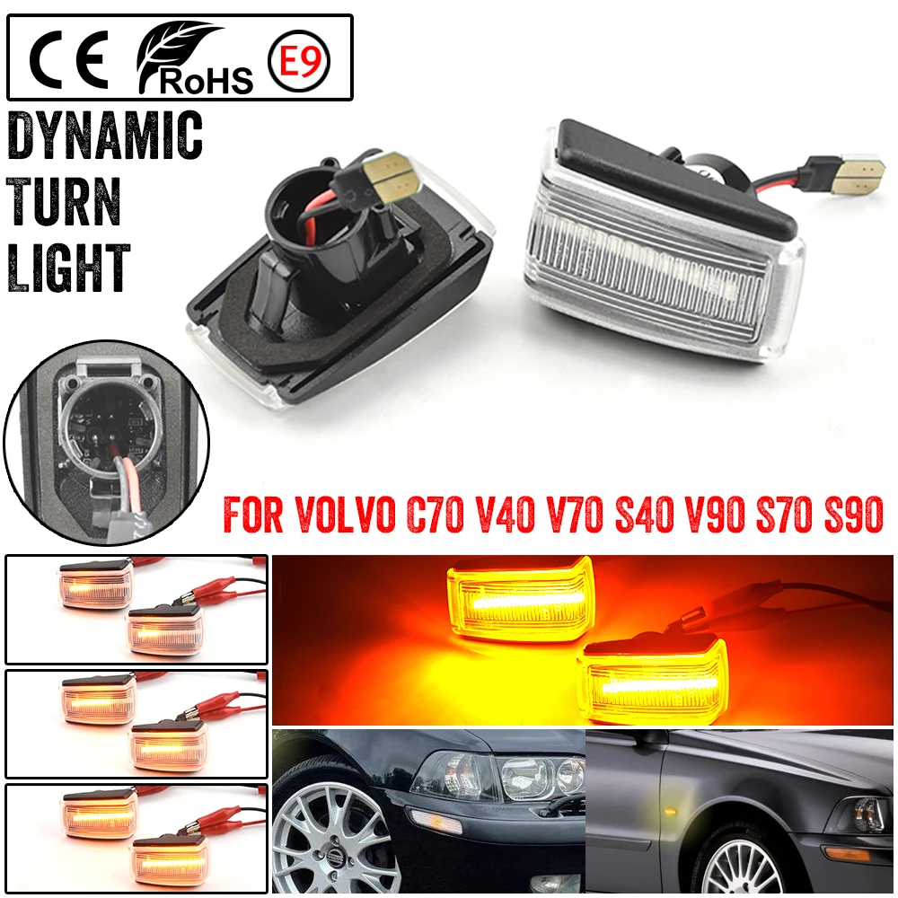 Dynamic LED Side Marker Blinker Turn Signal Light For Volvo V40 V70 S40 850 240 740 C70 940 S70 S90 960 OEM 9178885 9190169
Dynamic LED Side Marker Blinker Turn Signal Light For Volvo V40 V70 S40 850 240 740 C70 940 S70 S90 960 OEM 9178885 9190169