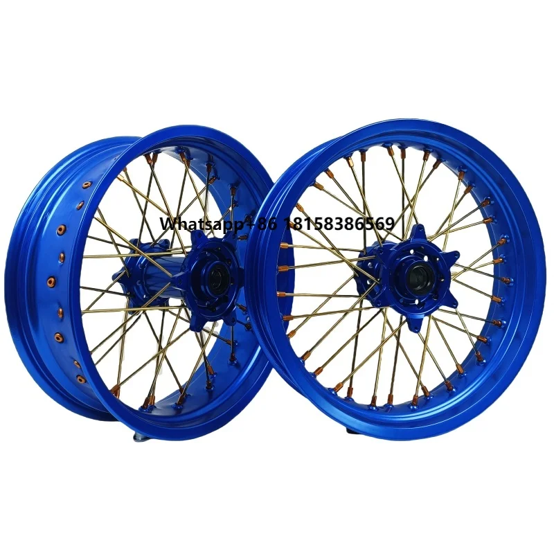 Fit YZ 125 250 YZF 250 450 High Performance Supermoto Wheels Set High Quality 7116 Aluminum Alloy Motorcycle Wheels
Fit YZ 125 250 YZF 250 450 High Performance Supermoto Wheels Set High Quality 7116 Aluminum Alloy Motorcycle Wheels
