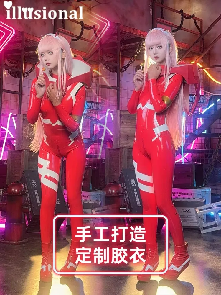 illusional Custom size/made Latex DARLING in the FRANXX Cosplay Zero two Cosplay Costume 02 tights combat bodysuit onesuits
illusional Custom size/made Latex DARLING in the FRANXX Cosplay Zero two Cosplay Costume 02 tights combat bodysuit onesuits