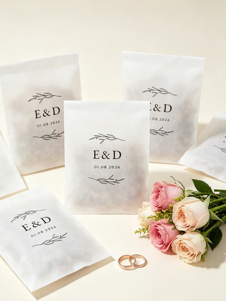 Personalised Monogram Wedding Confetti Bags Biodegradable Glassine Bags Eco Friendly Guest Favours
Personalised Monogram Wedding Confetti Bags Biodegradable Glassine Bags Eco Friendly Guest Favours