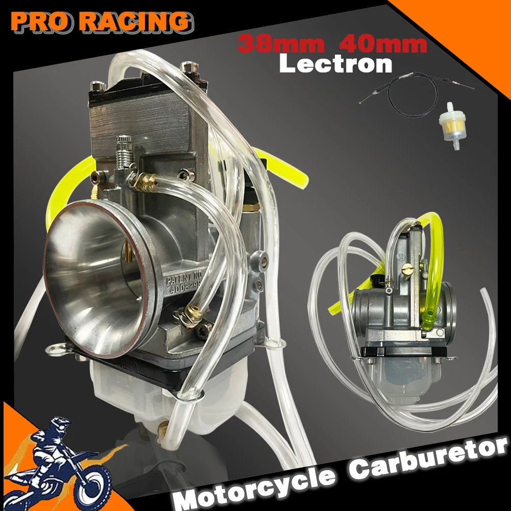 Карбюратор Lectron с кабелем для Yamaha YZ250F KX250F RMZ250 CRF250R CRF450R, 38 мм 40 мм
Карбюратор Lectron с кабелем для Yamaha YZ250F KX250F RMZ250 CRF250R CRF450R, 38 мм 40 мм