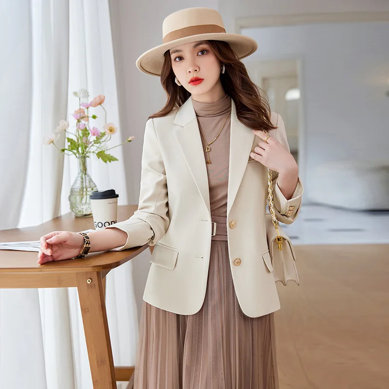 Fashion New Spring Autumn Women Double Button Midnight Navy Slim Blazer Office Lady Casual Short Jacket Coat Girl Top Clothing
Fashion New Spring Autumn Women Double Button Midnight Navy Slim Blazer Office Lady Casual Short Jacket Coat Girl Top Clothing