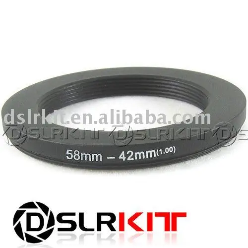 58mm-42mm 58-42 Step Down Filter Ring Stepping Adapter
58mm-42mm 58-42 Step Down Filter Ring Stepping Adapter