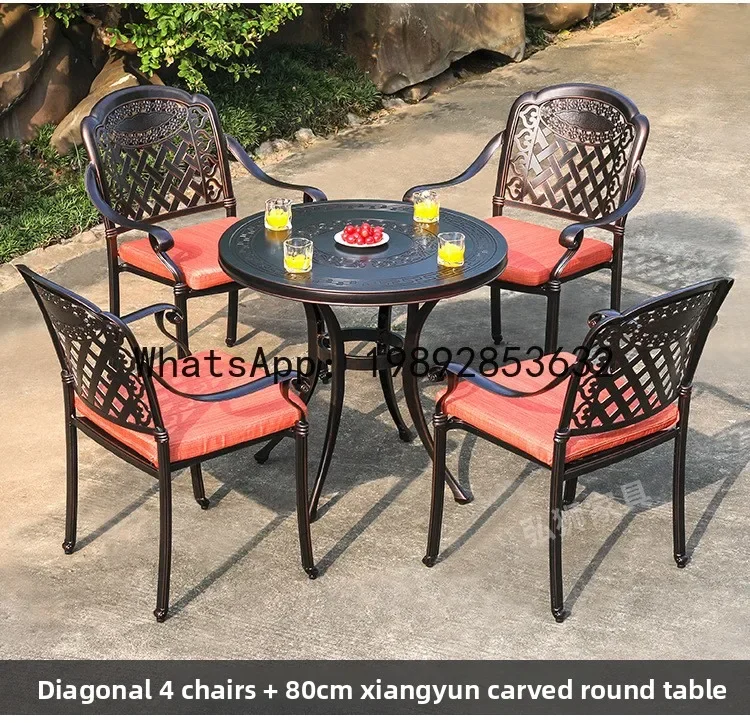 X-12 Balcony Courtyard Cast Table and Chair Outdoor Furniture Leisure Home Courtyard Outdoor B&B Outdoor Square Waiting Chair
X-12 Balcony Courtyard Cast Table and Chair Outdoor Furniture Leisure Home Courtyard Outdoor B&B Outdoor Square Waiting Chair
