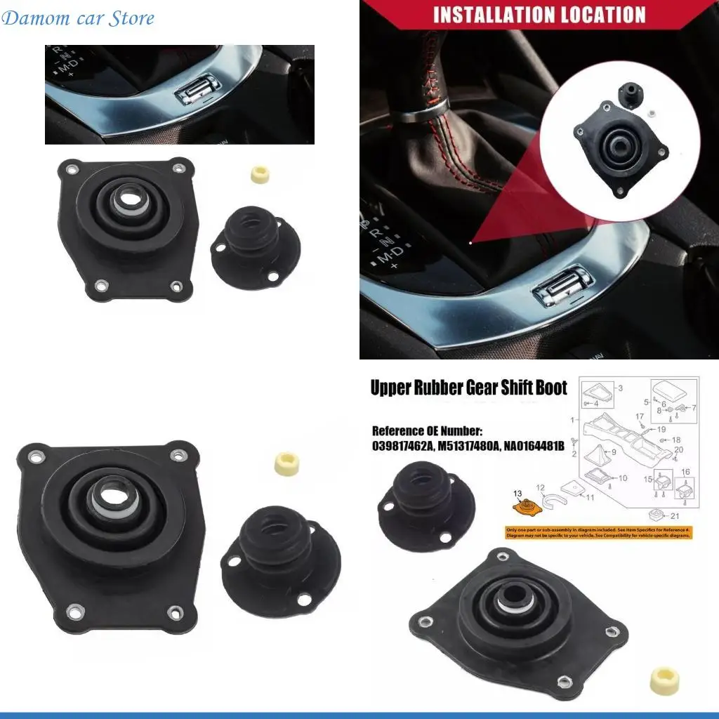 A2UC Manual Transmission Shifters Boot Set Resistant to Wear & Aging M51317480A Replacement Gear Shifts Dusts Guard Set
A2UC Manual Transmission Shifters Boot Set Resistant to Wear & Aging M51317480A Replacement Gear Shifts Dusts Guard Set