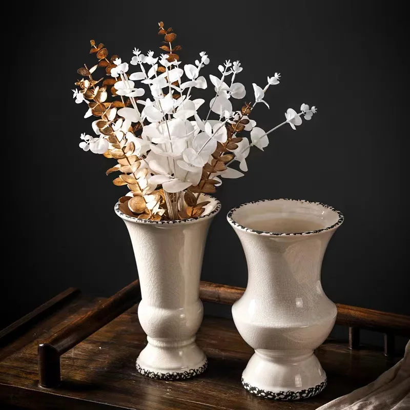 Crack Ceramic Vase Room Entrance Ornaments Arrangement Hydroponic Decoration
Crack Ceramic Vase Room Entrance Ornaments Arrangement Hydroponic Decoration