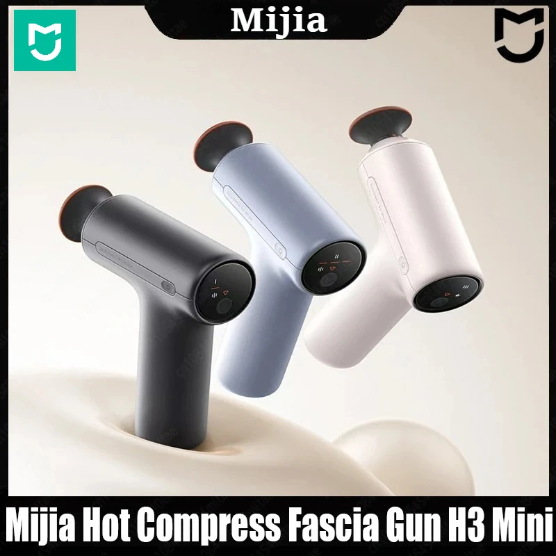 Mijia Hot Compress Fascia Gun H3 Mini 12kg Strong Thrust Sports Fitness Muscle Deep Massage 440g Portable Massager
Mijia Hot Compress Fascia Gun H3 Mini 12kg Strong Thrust Sports Fitness Muscle Deep Massage 440g Portable Massager
