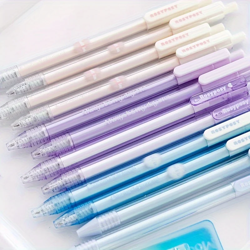 5pcs/Set Transparent Gradient Feel Pen Girl Heart Gel Pen Personality Office Supplies Water-based Signature Pen
5pcs/Set Transparent Gradient Feel Pen Girl Heart Gel Pen Personality Office Supplies Water-based Signature Pen