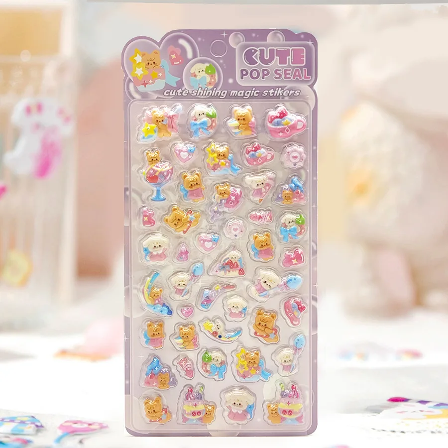 New 3D relief stickers featuring cartoon animals, decorative stickers for water bottles, and mobile phone decorations
New 3D relief stickers featuring cartoon animals, decorative stickers for water bottles, and mobile phone decorations