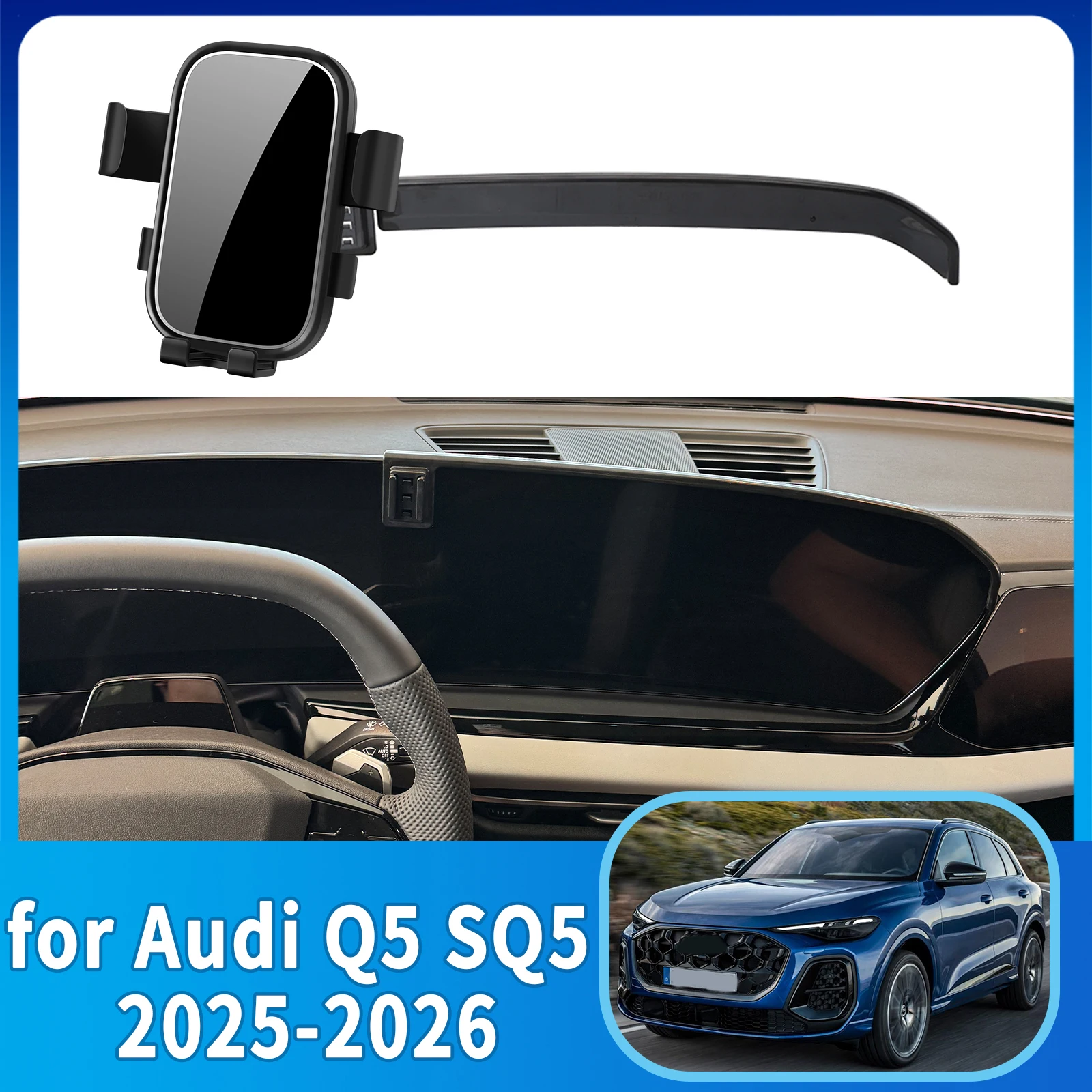 Car Mobile Phone Holder Accessories for Audi Q5 SQ5 Sedan 2025 2026 Sportback Electric GPS Bracket Navigation Stand Auto
Car Mobile Phone Holder Accessories for Audi Q5 SQ5 Sedan 2025 2026 Sportback Electric GPS Bracket Navigation Stand Auto