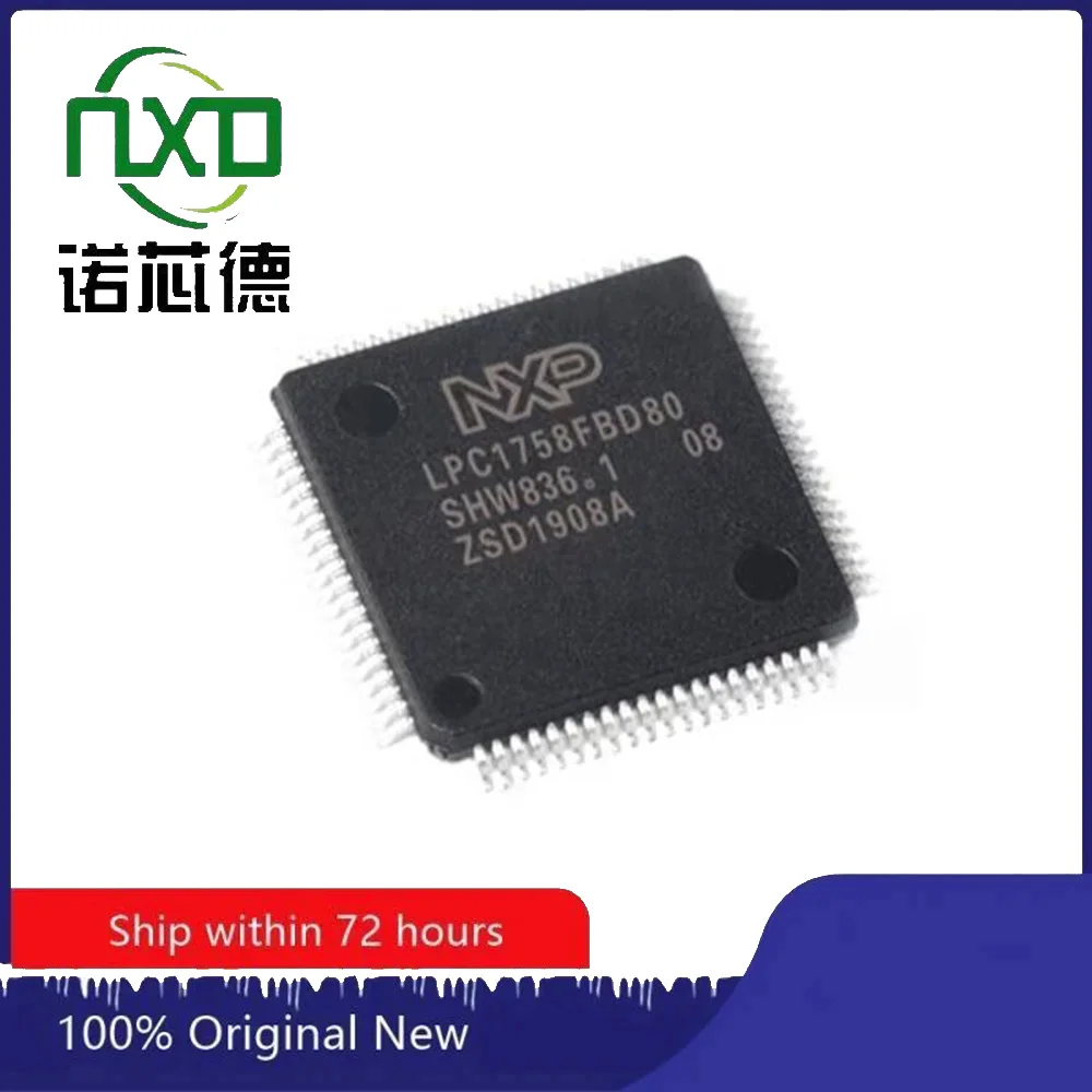 10PCS / LOT 100% NEW LPC1758FBD80 LQFP-80 EMBEDDED MICROCONTROLLER CHIP ELECTRONIC COMPONENTS
10PCS / LOT 100% NEW LPC1758FBD80 LQFP-80 EMBEDDED MICROCONTROLLER CHIP ELECTRONIC COMPONENTS