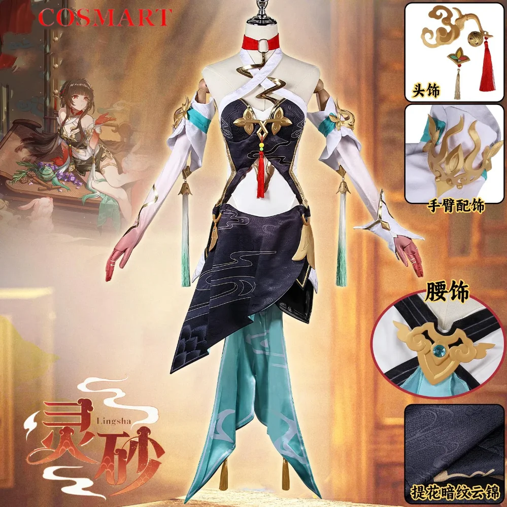COSMART Honkai: Star Rail Lingsha Cosplay Costume Cos Game Anime Party Uniform Hallowen Play Role Clothes Clothing
COSMART Honkai: Star Rail Lingsha Cosplay Costume Cos Game Anime Party Uniform Hallowen Play Role Clothes Clothing
