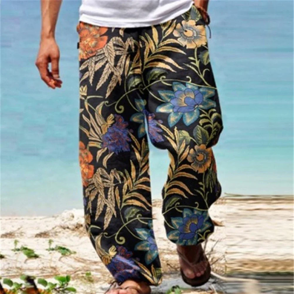 Summer Men's Casual Retro Printed Baggy Harem Pants Drawstring Elastic Waist Breathable Loose Hip Hop Trousers
Summer Men's Casual Retro Printed Baggy Harem Pants Drawstring Elastic Waist Breathable Loose Hip Hop Trousers