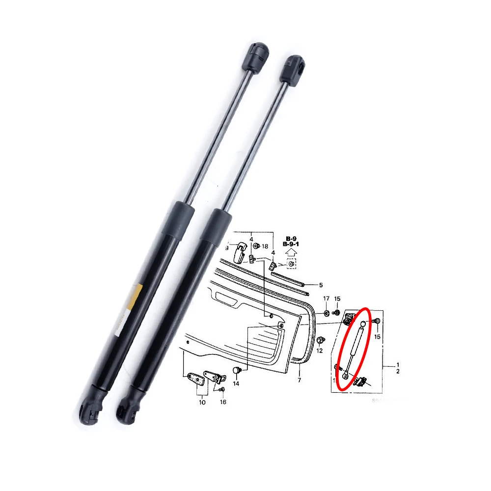 2pcs Gas Spring of Car Boot For HONDA CRV B20B CR-V II K20A4 04743S9A000 04748S9A000 Tailgate Strut Support Rod Auto Accessories
2pcs Gas Spring of Car Boot For HONDA CRV B20B CR-V II K20A4 04743S9A000 04748S9A000 Tailgate Strut Support Rod Auto Accessories