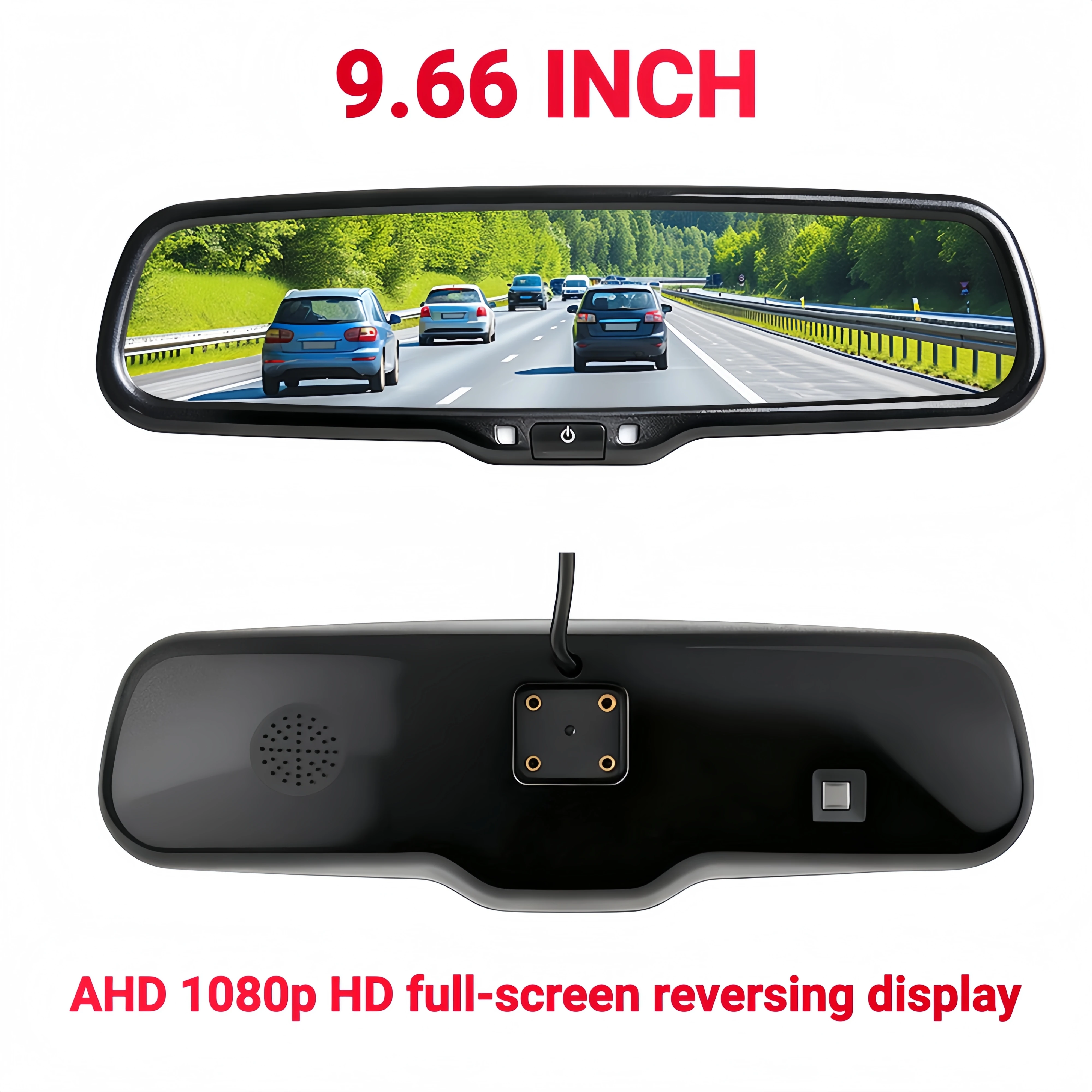 9.66 inch 4PIN aviation head car van OEM digital rearview mirror display AHD 1080p high-definition full-screen reversing display
9.66 inch 4PIN aviation head car van OEM digital rearview mirror display AHD 1080p high-definition full-screen reversing display