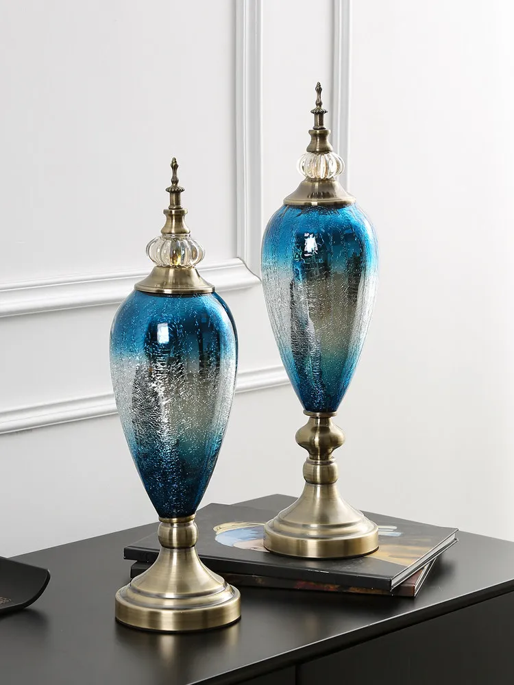 Hxl glass ornaments soft decoration tv entrance wine cabinet decoration
Hxl glass ornaments soft decoration tv entrance wine cabinet decoration