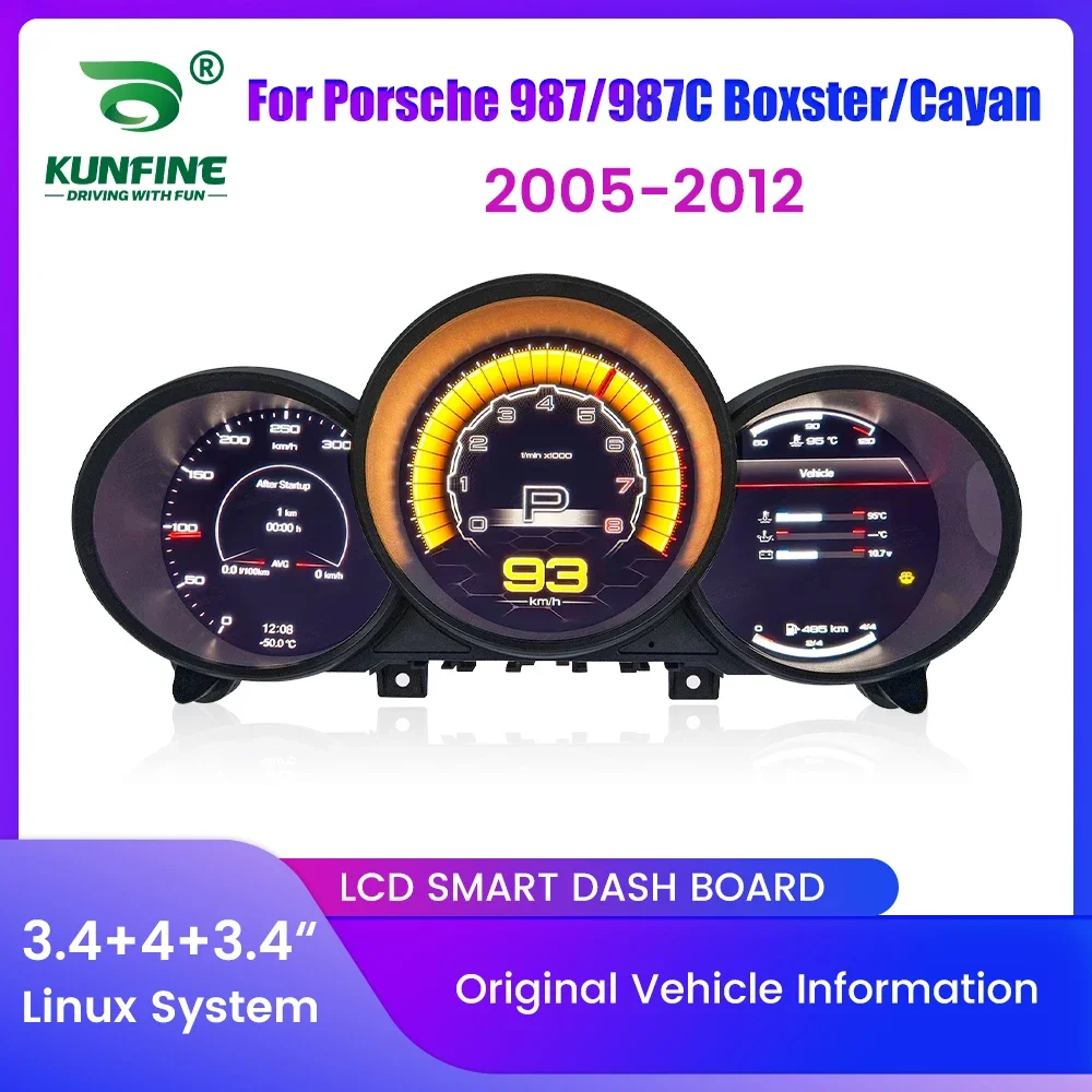 12.3" LCD Car Digital Dashboard Cluster For Porsche 987 987C Boxster Cayan 2005-12 Virtual Instrument Panel Speedometer Upgrade
12.3" LCD Car Digital Dashboard Cluster For Porsche 987 987C Boxster Cayan 2005-12 Virtual Instrument Panel Speedometer Upgrade