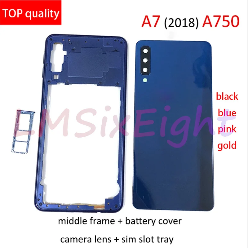 Чехол для телефона Samsung Galaxy A750 A7 2018 Φ A750F чехол средней рамки + задняя крышка батарейного отсека + держатель Sim-карты
Чехол для телефона Samsung Galaxy A750 A7 2018 Φ A750F чехол средней рамки + задняя крышка батарейного отсека + держатель Sim-карты