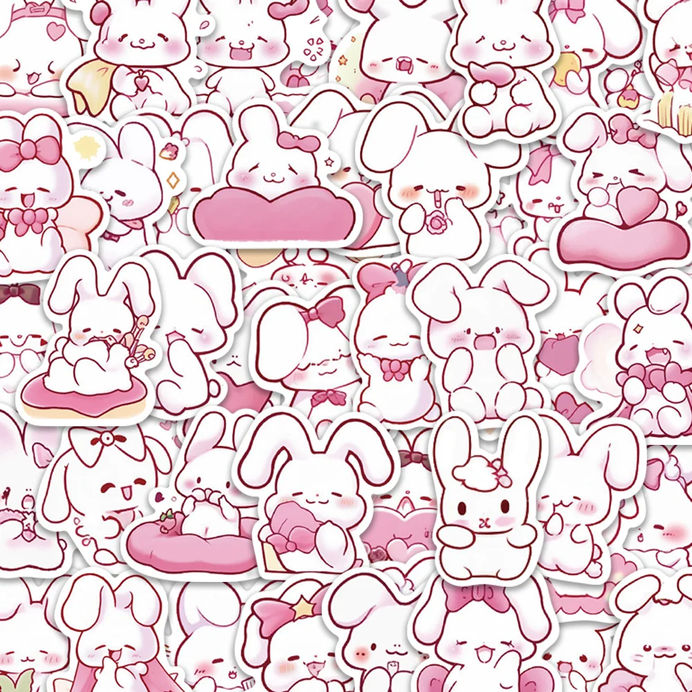 50pcs/pack pink cartoon rabbit stickers for car trunks, notebooks, refrigerators anime stickers
50pcs/pack pink cartoon rabbit stickers for car trunks, notebooks, refrigerators anime stickers