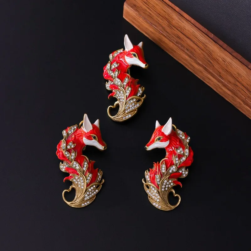 Серьги-гвоздики в виде лисы в средневековом винтажном стиле, персонализированные, ретро, в стиле тяжелой индустрии, с эмалевой росписью, комплект украшений
Серьги-гвоздики в виде лисы в средневековом винтажном стиле, персонализированные, ретро, в стиле тяжелой индустрии, с эмалевой росписью, комплект украшений