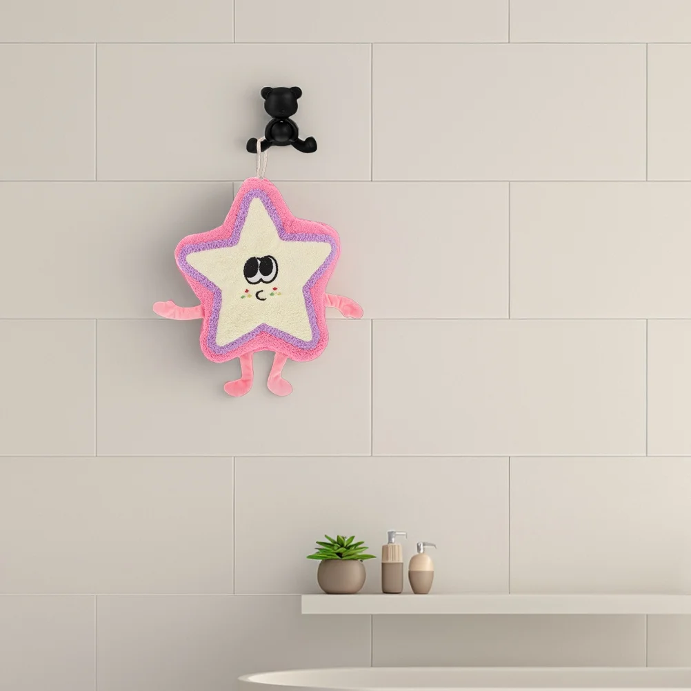 2pcs Cute Star Shaped Hand Towels Thick Absorbent Quick Dry For Bathroom Kitchen Rv Travel With Hanging Loop Soft Household
2pcs Cute Star Shaped Hand Towels Thick Absorbent Quick Dry For Bathroom Kitchen Rv Travel With Hanging Loop Soft Household