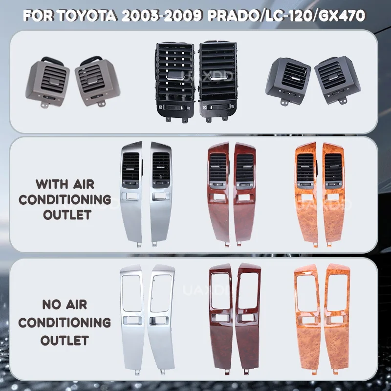 Для Toyota 2003-2009 PRADO Lexus LC-120 GX470 LAND CRUISER LC-100 внутренняя вентиляционная решетка переменного тока, панель приборной панели, аксессуары для розетки
Для Toyota 2003-2009 PRADO Lexus LC-120 GX470 LAND CRUISER LC-100 внутренняя вентиляционная решетка переменного тока, панель приборной панели, аксессуары для розетки
