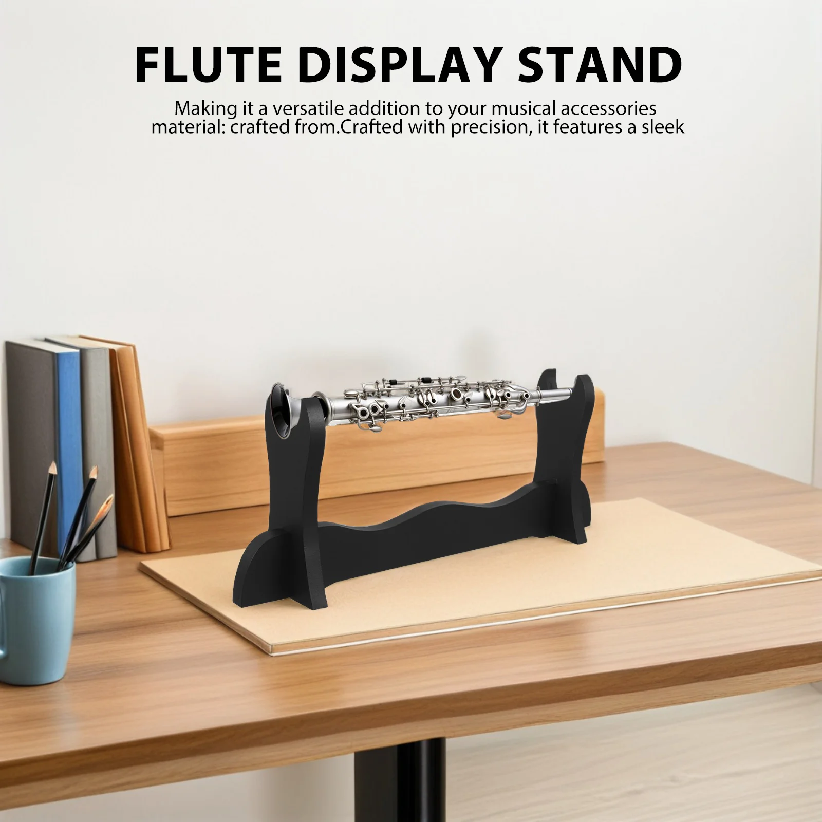 Flute Display Stand Desktop Space-Saving Multi-Functional Durable Flute Holder Organizer Musical Instrument Storage Rack 
Flute Display Stand Desktop Space-Saving Multi-Functional Durable Flute Holder Organizer Musical Instrument Storage Rack