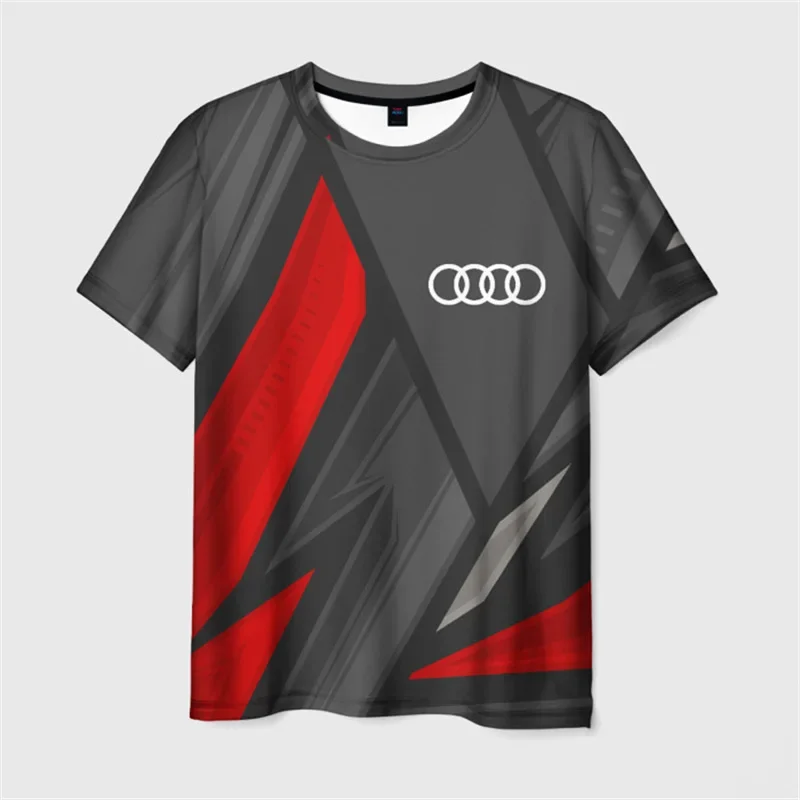 New Audi Racing T-shirt Men's Sports T-shirt Audi RS3D Printed Short Sleeve Street Casual Oversized Men's T-shirt Audi Clothing
New Audi Racing T-shirt Men's Sports T-shirt Audi RS3D Printed Short Sleeve Street Casual Oversized Men's T-shirt Audi Clothing