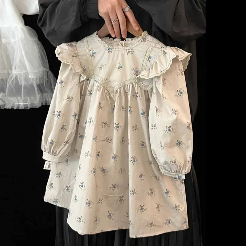 2025 Spring New Children Long Sleeve Dress Cotton Baby Girls Sweet Floral Princess Dress Toddler Cute Lace Dress Kids Clothes
2025 Spring New Children Long Sleeve Dress Cotton Baby Girls Sweet Floral Princess Dress Toddler Cute Lace Dress Kids Clothes