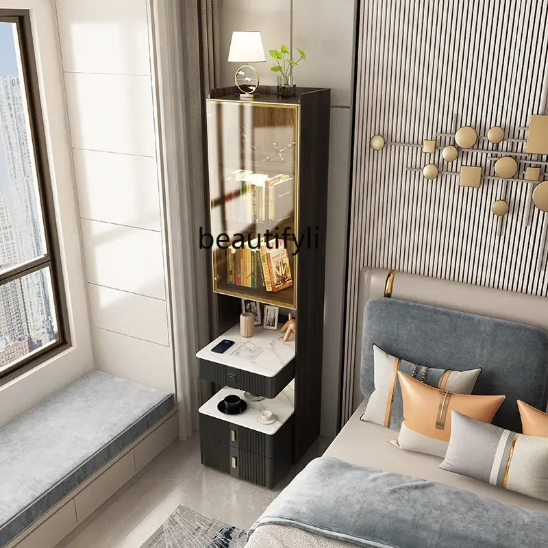 zq Bedroom Smart Bedside Table Fingerprint Lock Safe Box Wireless Charging Bluetooth Speaker Bedside Storage Cabinet
zq Bedroom Smart Bedside Table Fingerprint Lock Safe Box Wireless Charging Bluetooth Speaker Bedside Storage Cabinet