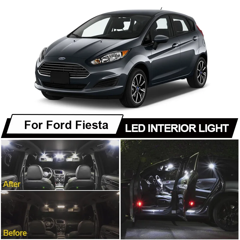 LED Interior Map Dome Light Kit For Ford Fiesta MK5-8 2000- 2002 2003- 2007 2008- 2016 217-2021 Trunk Lamp Car Accessories
LED Interior Map Dome Light Kit For Ford Fiesta MK5-8 2000- 2002 2003- 2007 2008- 2016 217-2021 Trunk Lamp Car Accessories