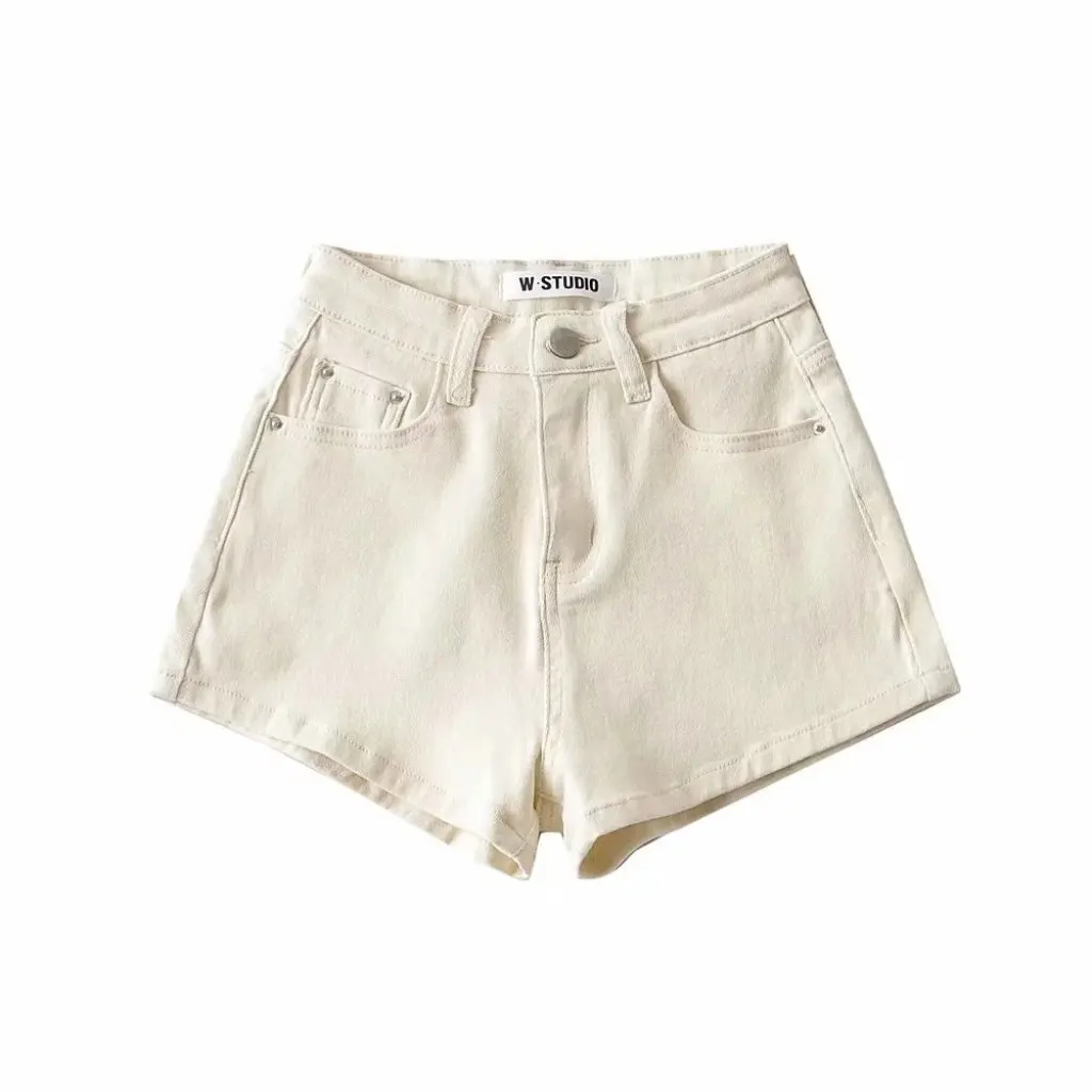 Женские джинсовые шорты с высокой талией в европейском и американском стиле, модные облегающие летние шорты трапециевидной формы, облегающие бедра
Женские джинсовые шорты с высокой талией в европейском и американском стиле, модные облегающие летние шорты трапециевидной формы, облегающие бедра