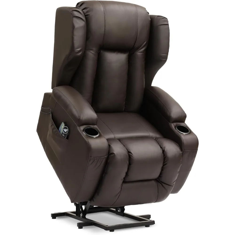 Power Lift Recliner Chair Sofa with Vibration Massage and Lumbar Heat, Designed for Elderly, Infinite Positions, Cup Holder, USB
Power Lift Recliner Chair Sofa with Vibration Massage and Lumbar Heat, Designed for Elderly, Infinite Positions, Cup Holder, USB