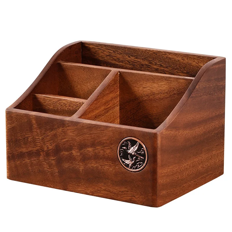Remote Control Box, Large Integrated, Simple and Large-capacity Storage Rack, Walnut.
Remote Control Box, Large Integrated, Simple and Large-capacity Storage Rack, Walnut.